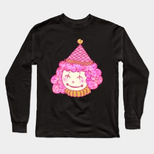 Cocco Crémé - Pink Glitter Clown Long Sleeve T-Shirt